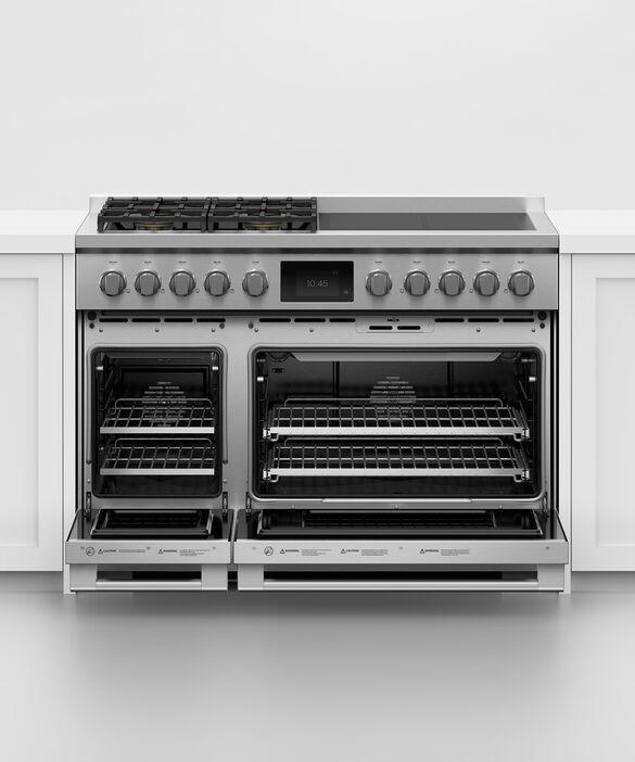 Fisher Paykel - 6.9 cu. ft Dual Fuel Range in Stainless - RHV3-484-N