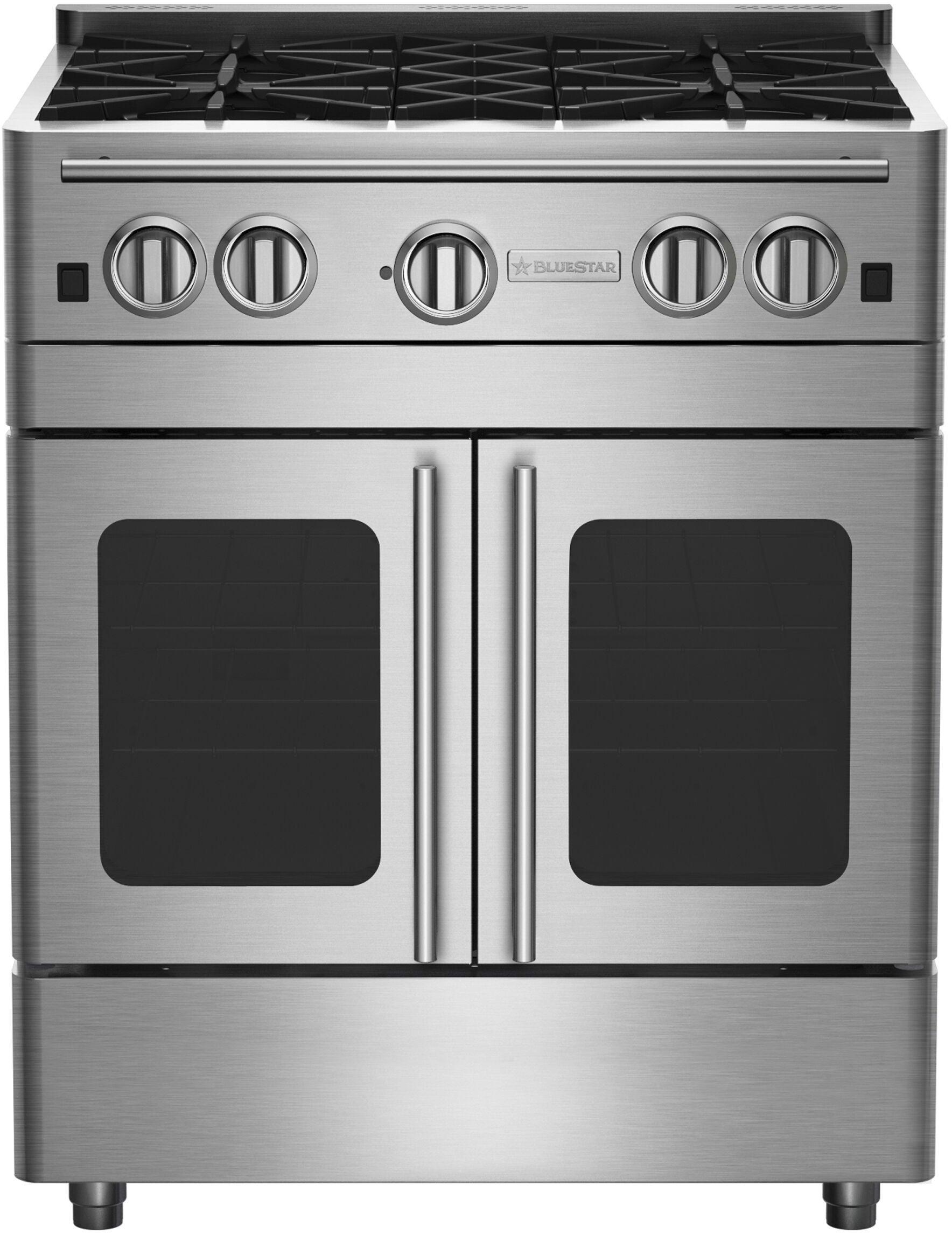BlueStar - 4.1 cu. ft Gas Range in Stainless - RNB304BPMV2L