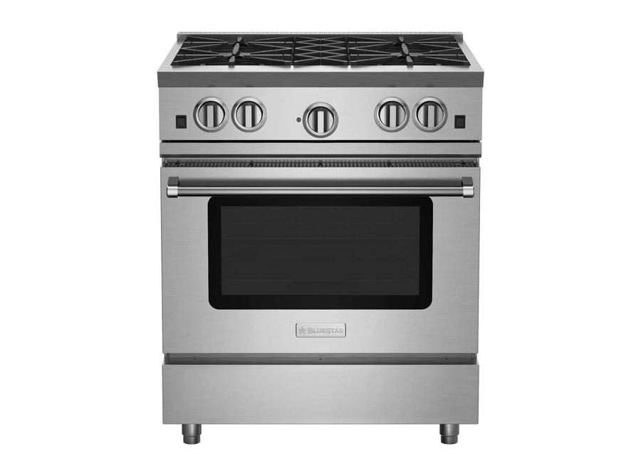 BlueStar - 4.6 cu. ft Gas Range in Stainless - RNB304BV2