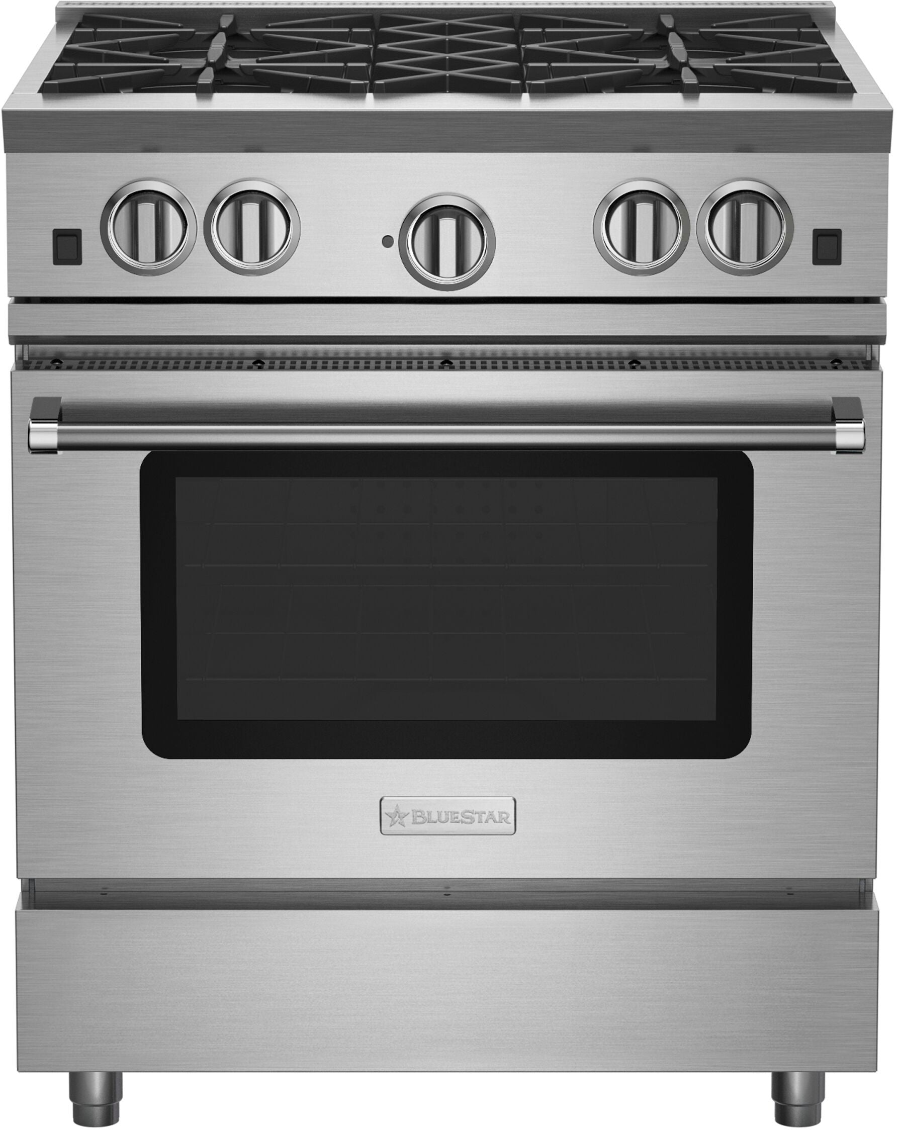 Bluestar - 4.6 cu. ft Gas Range in Stainless - RNB304BV2PLT