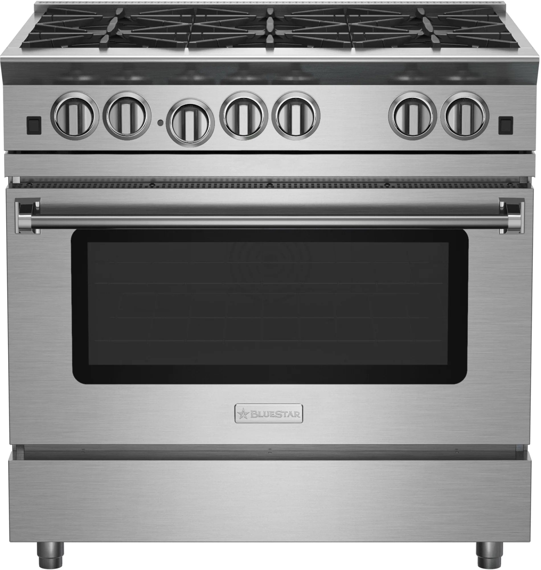 BlueStar - 5 cu. ft Gas Range in Stainless - RNB366BV2L