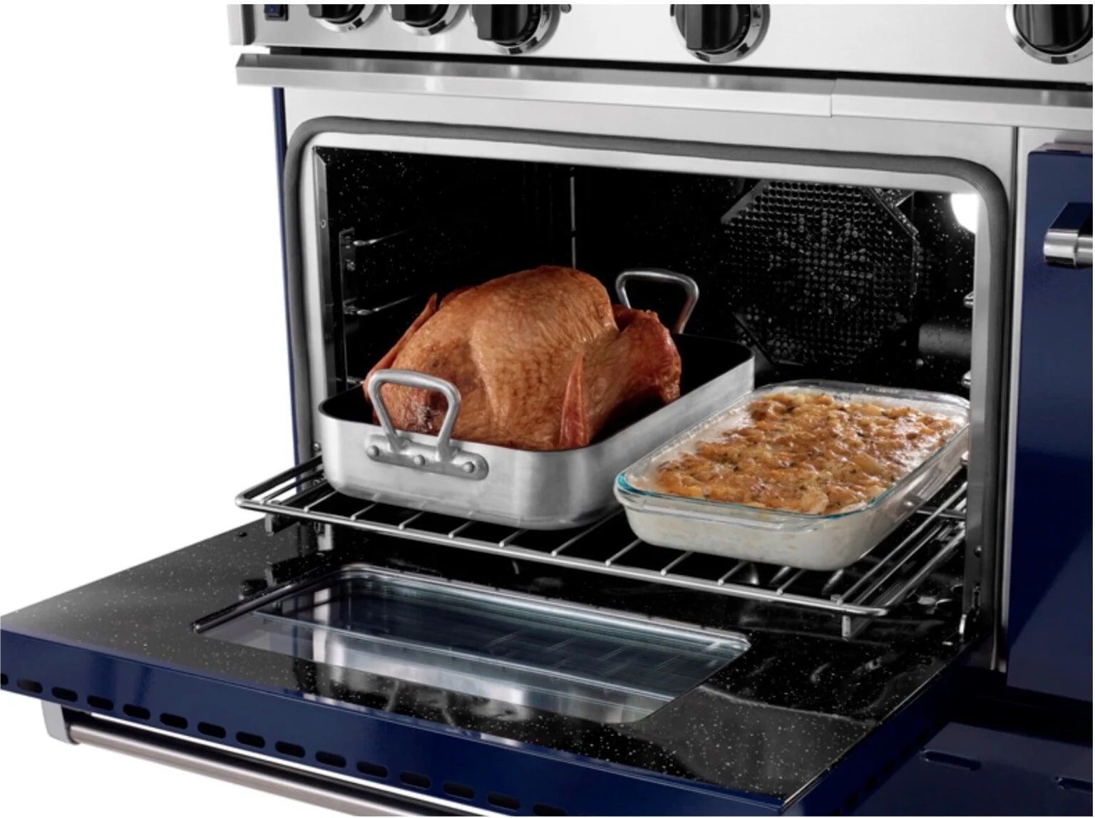 BlueStar - 6.9 cu. ft Gas Range in Stainless - RNB484FTBV2LPLT