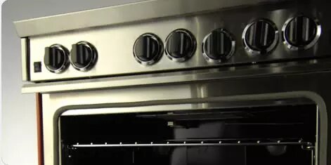 Bluestar - 6.6 cu. ft Gas Range in Stainless - RNB486GV2CPLT