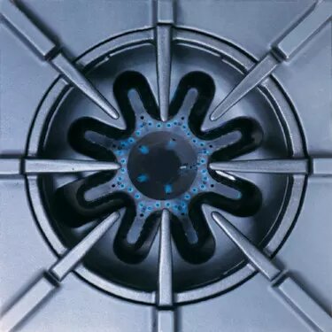 Bluestar - 6.6 cu. ft Gas Range in Stainless - RNB486GV2CPLT