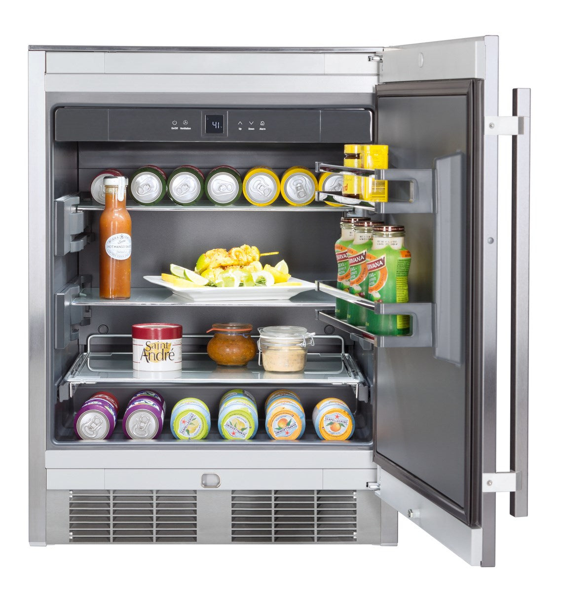 Liebherr - 23.5625 Inch 3.7 cu. ft Outdoor Beverage Refrigerator in Stainless - RO510