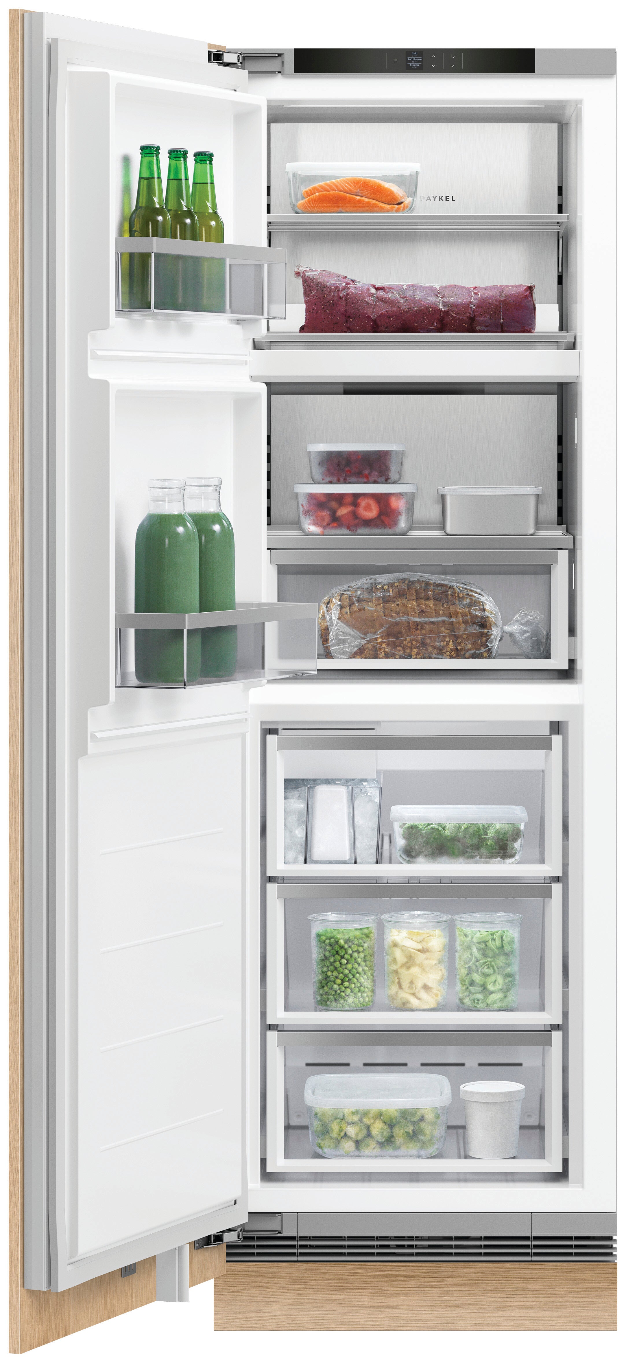 Fisher & Paykel - 10.7 cu. Ft Upright Freezer in Panel Ready - RS2474F3LJ1
