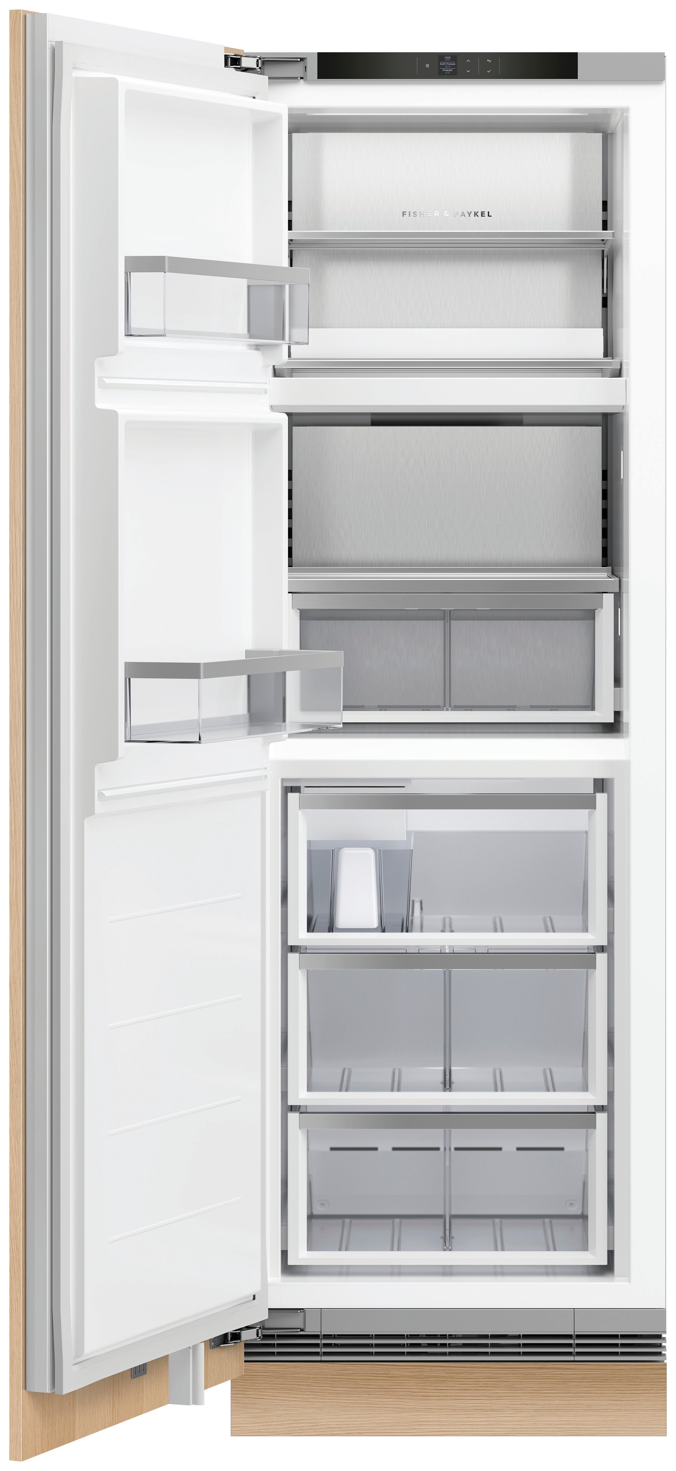Fisher & Paykel - 10.7 cu. Ft Upright Freezer in Panel Ready - RS2474F3LJ1