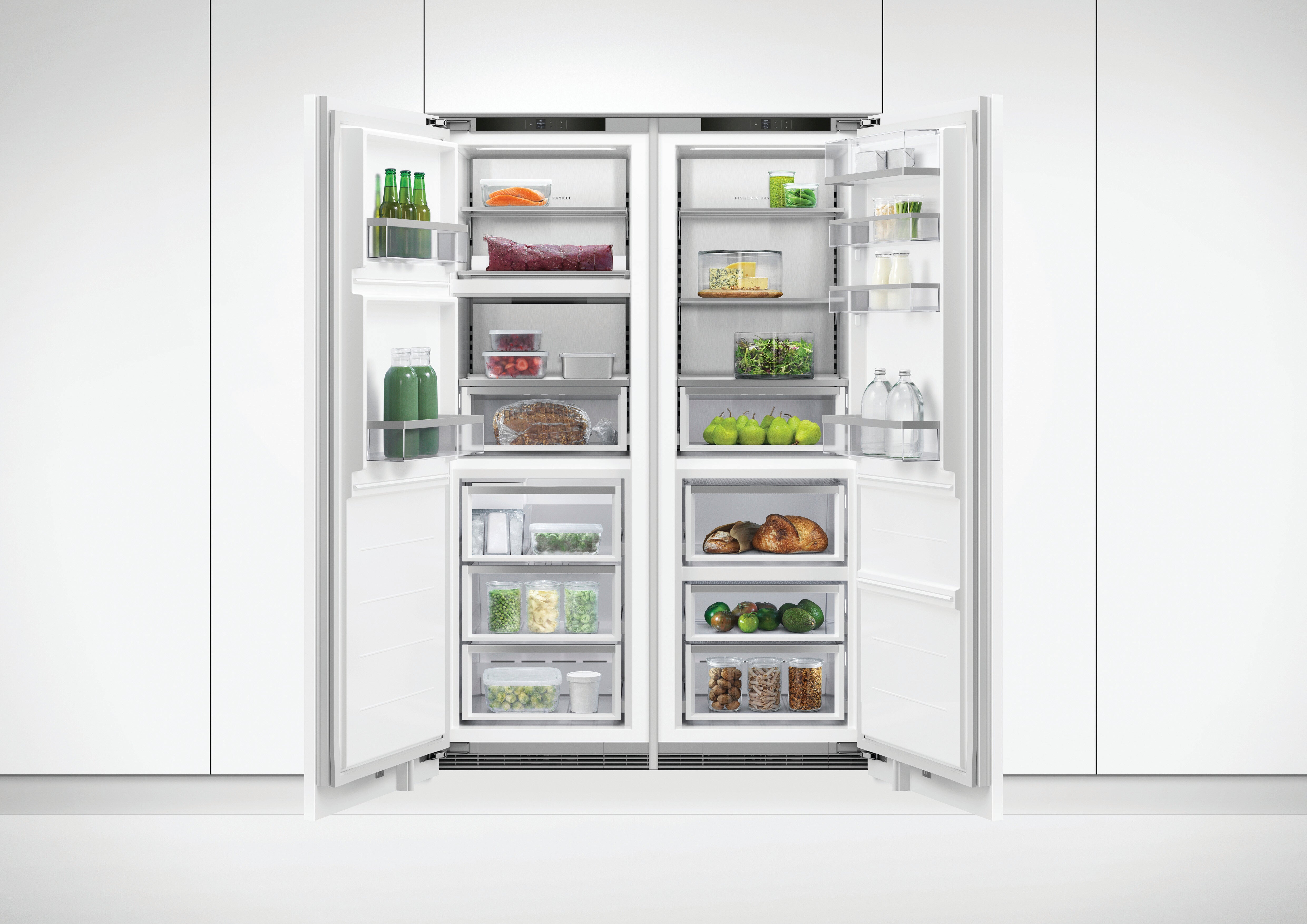 Fisher Paykel - 24 Inch 11.1 cu. ft Bottom Mount Refrigerator in Panel Ready - RS2474S3RH1