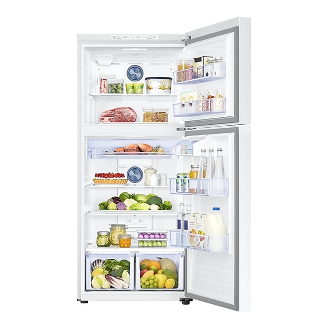 Samsung - 28.8 Inch 17.6 cu. ft Top Mount Refrigerator in White - RT18M6213WW