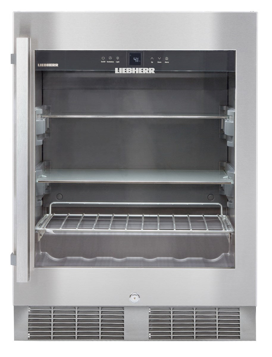 Liebherr - 23.5625 Inch 3.8 cu. ft Built In / Integrated Beverage Centre Refrigerator in Stainless - RU510