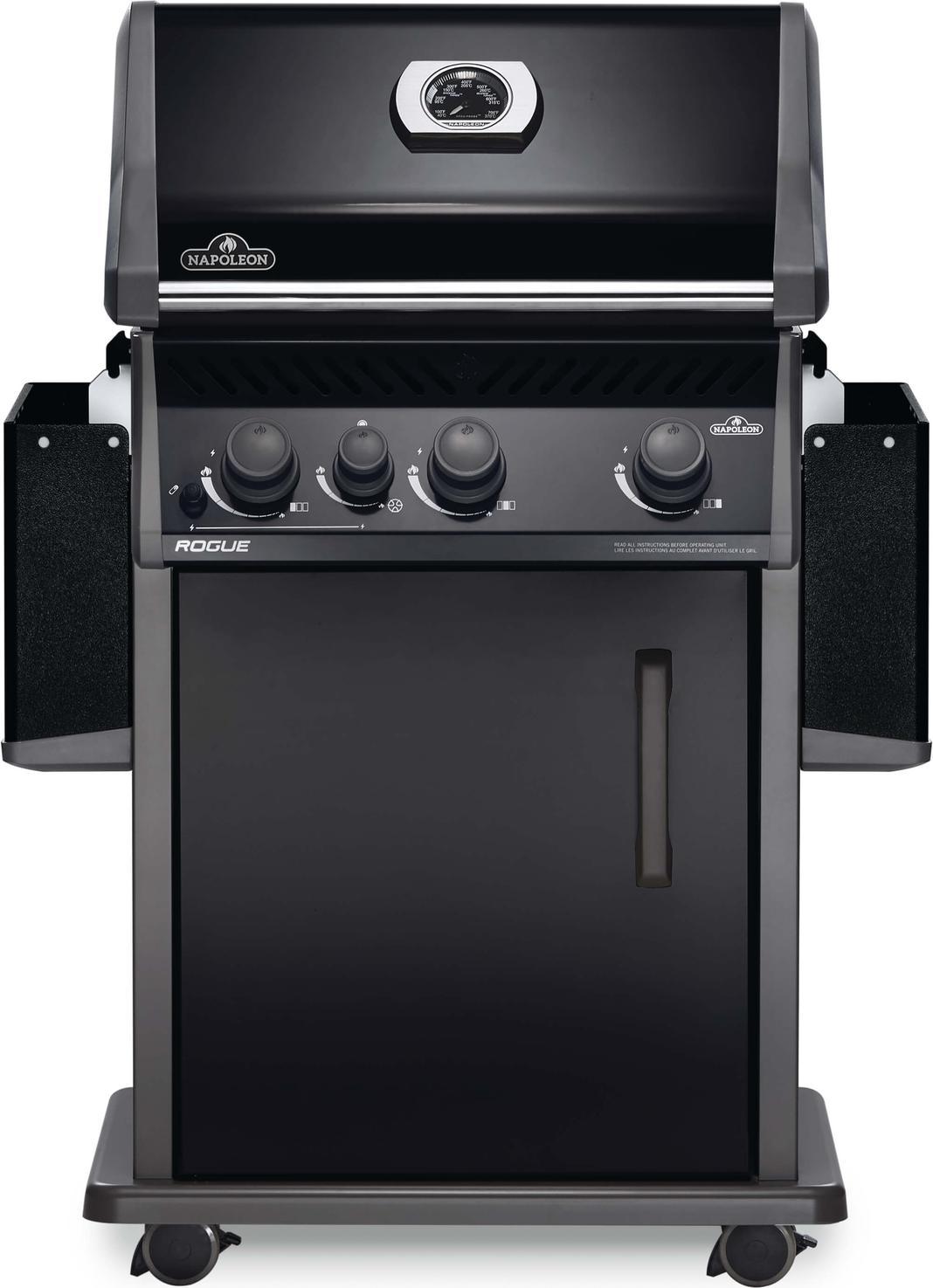 Napoleon Grills - 3 Burner Natural Gas BBQ in Black - RXT425SIBNK-1