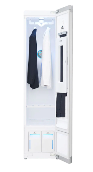 LG - Styler 3 Items + 1 Pants Hanger Steam Clothing Care System in Brown - S3RFBN