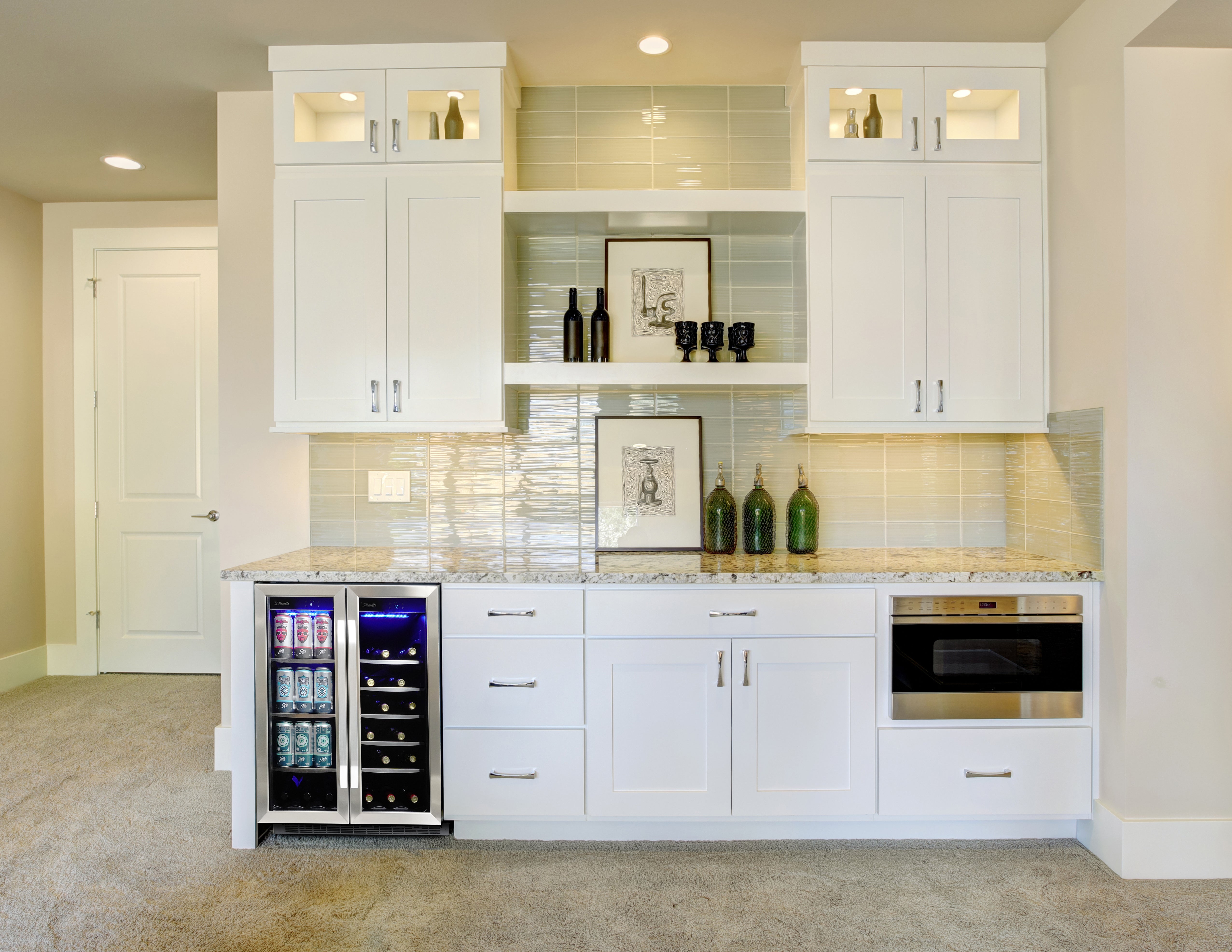 Silhouette - 23.8 Inch 5.1 cu. ft Wine Fridge Refrigerator in Stainless - SBC051D1BSS