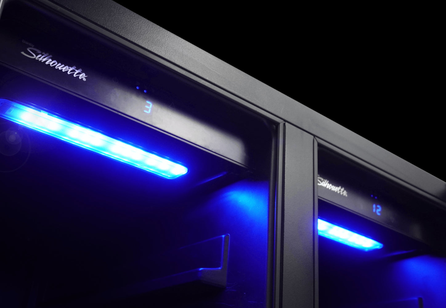 Silhouette - 23.8 Inch 5.1 cu. ft Wine Fridge Refrigerator in Stainless - SBC051D1BSS