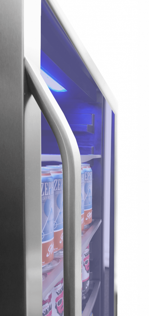 Silhouette - 23.81 Inch 5.7 cu. ft Built In / Integrated Beverage Centre Refrigerator in Stainless - SBC057D1BSS