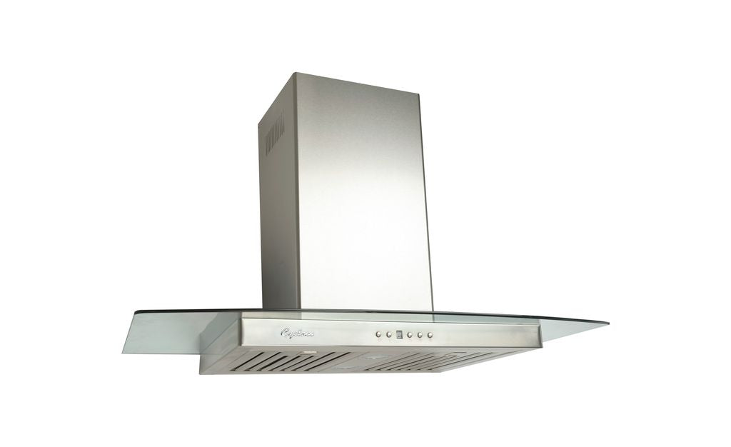 Cyclone - 29.5 Inch 300 CFM Wall Mount and Chimney Range Vent in Stainless - SCB30230