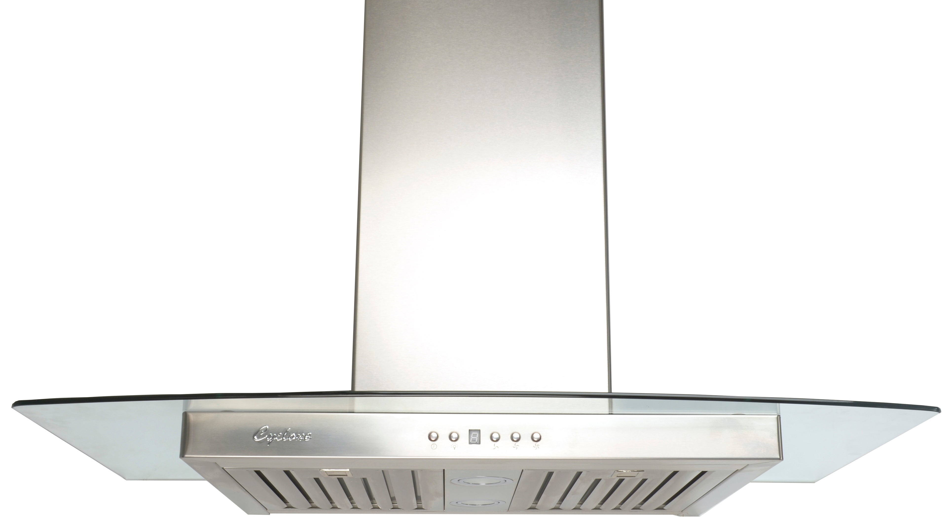 Cyclone - 35.5 Inch 300 CFM Wall Mount and Chimney Range Vent in Stainless - SCB30236