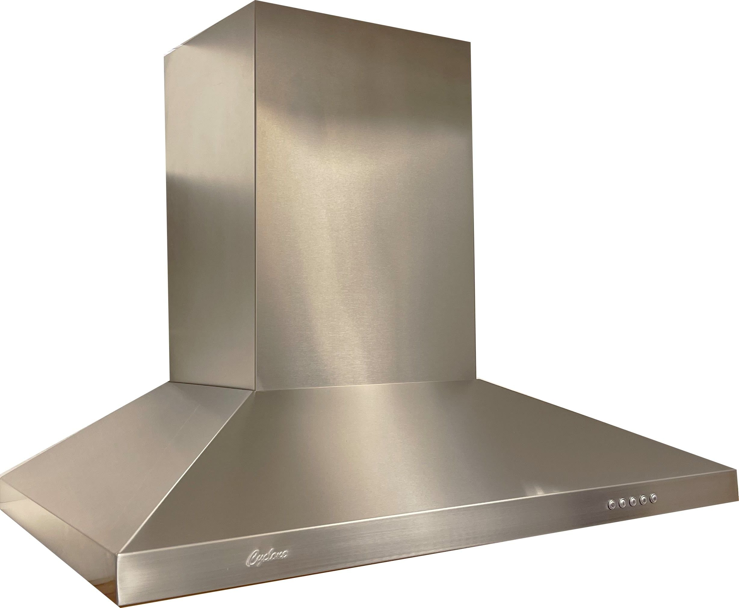 Cyclone - 30" 300 CFM Pyramid Shape Wall Mount Range Hood in Stainless Steel - SCB31630