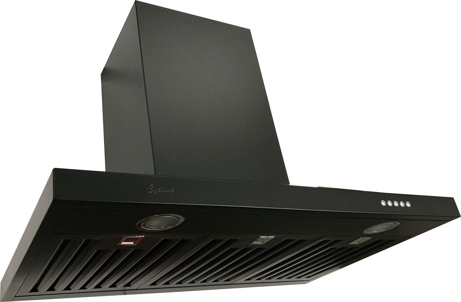 Cyclone - 36" 300 CFM Pyramid Shape Wall Mount Range Hood in Matte Black - SCB31636MB