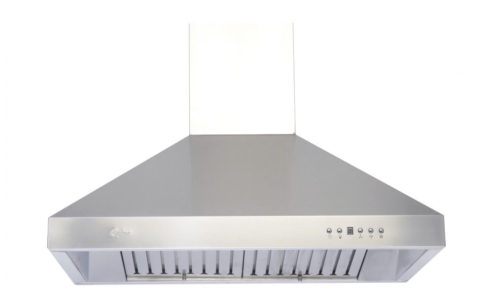 Cyclone - 29.625 Inch 650 CFM Wall Mount and Chimney Range Vent in Stainless - SCB71130