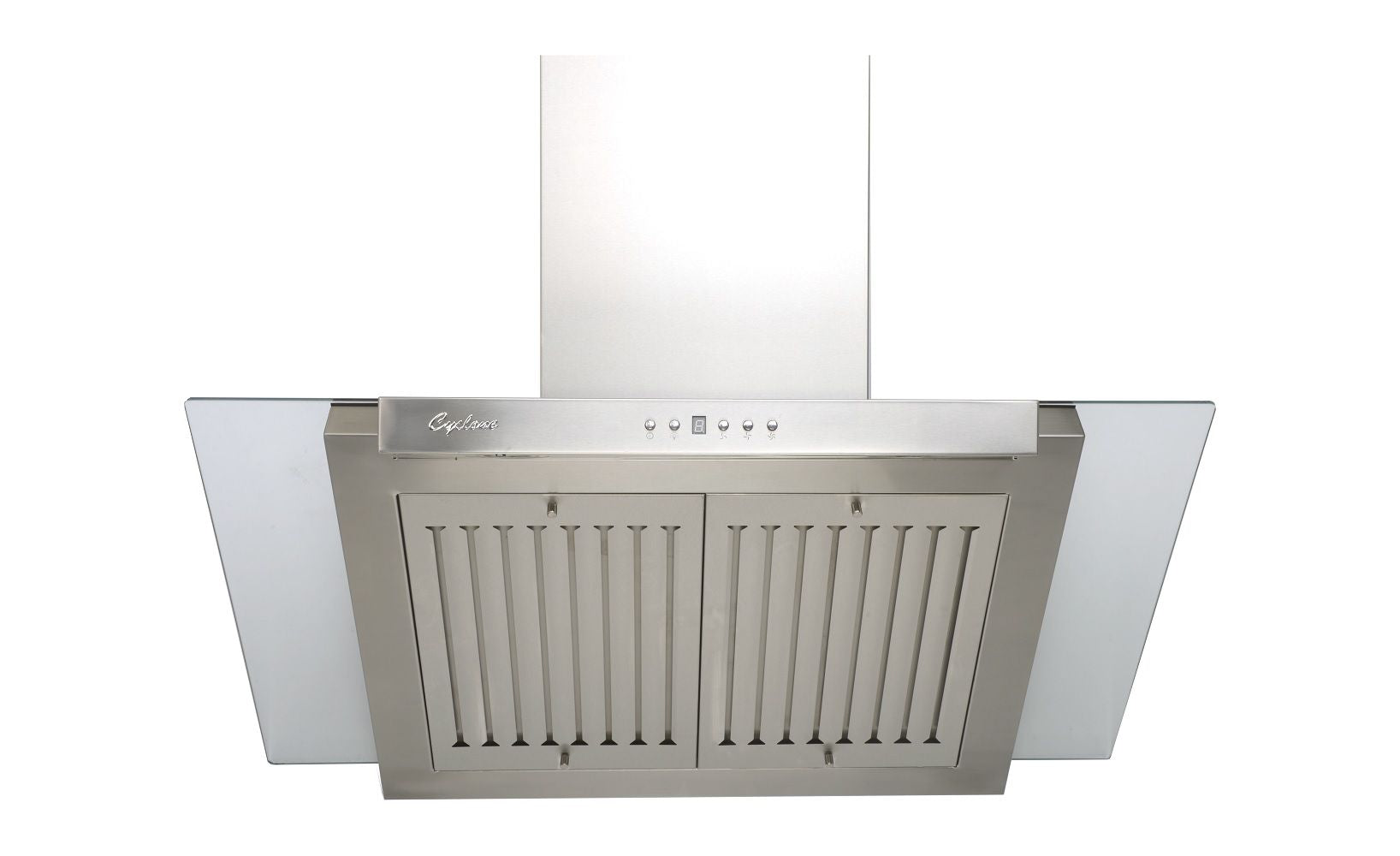 Cyclone - 35.5 Inch 650 CFM Wall Mount and Chimney Range Vent in Stainless - SCB71736