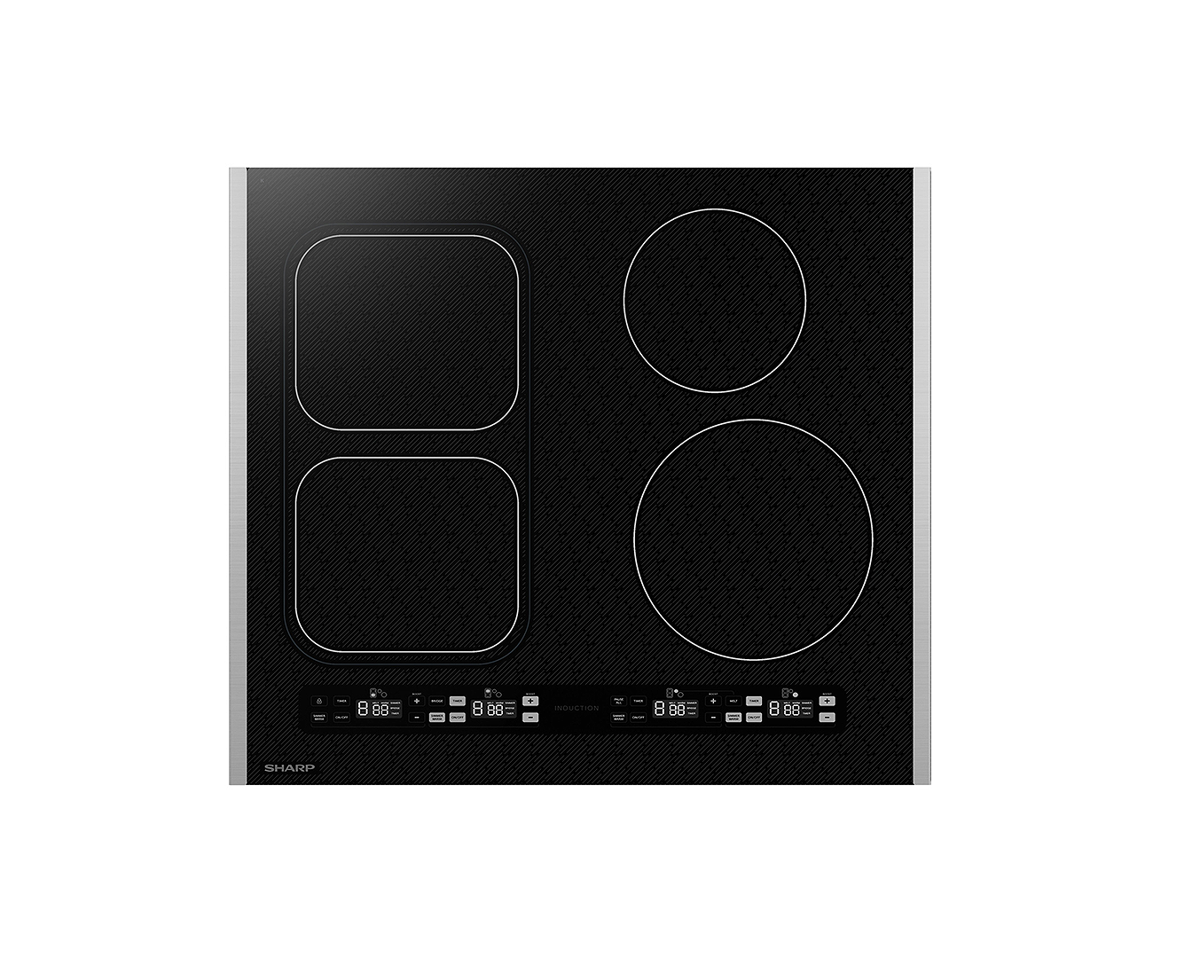 Sharp - 24 inch wide Induction Cooktop in Black - SCH2443GB