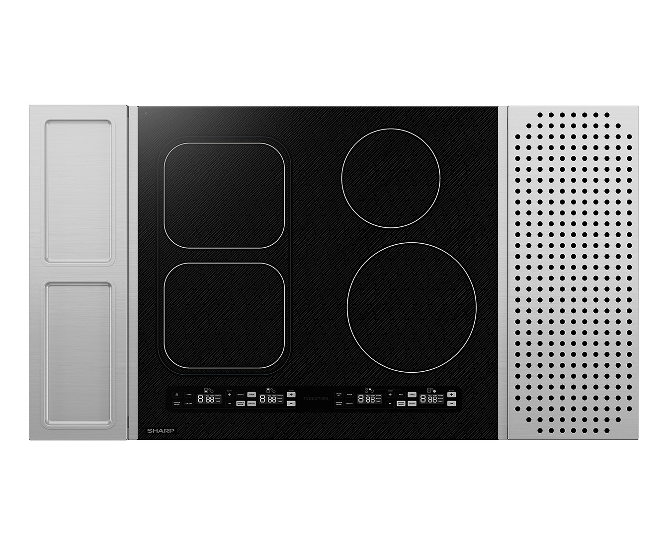 Sharp - 24 inch wide Induction Cooktop in Black - SCH2443GB