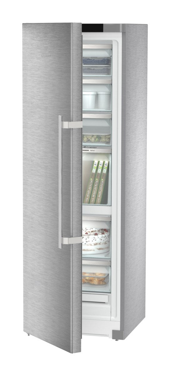 Liebherr - 9.8 cu. Ft Upright Freezer in Stainless - SF5291