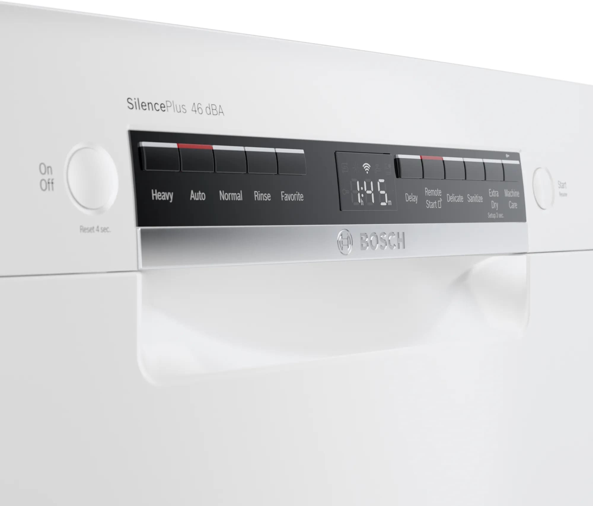 Bosch - 46 dBA Built In Dishwasher in White - SGE53B52UC