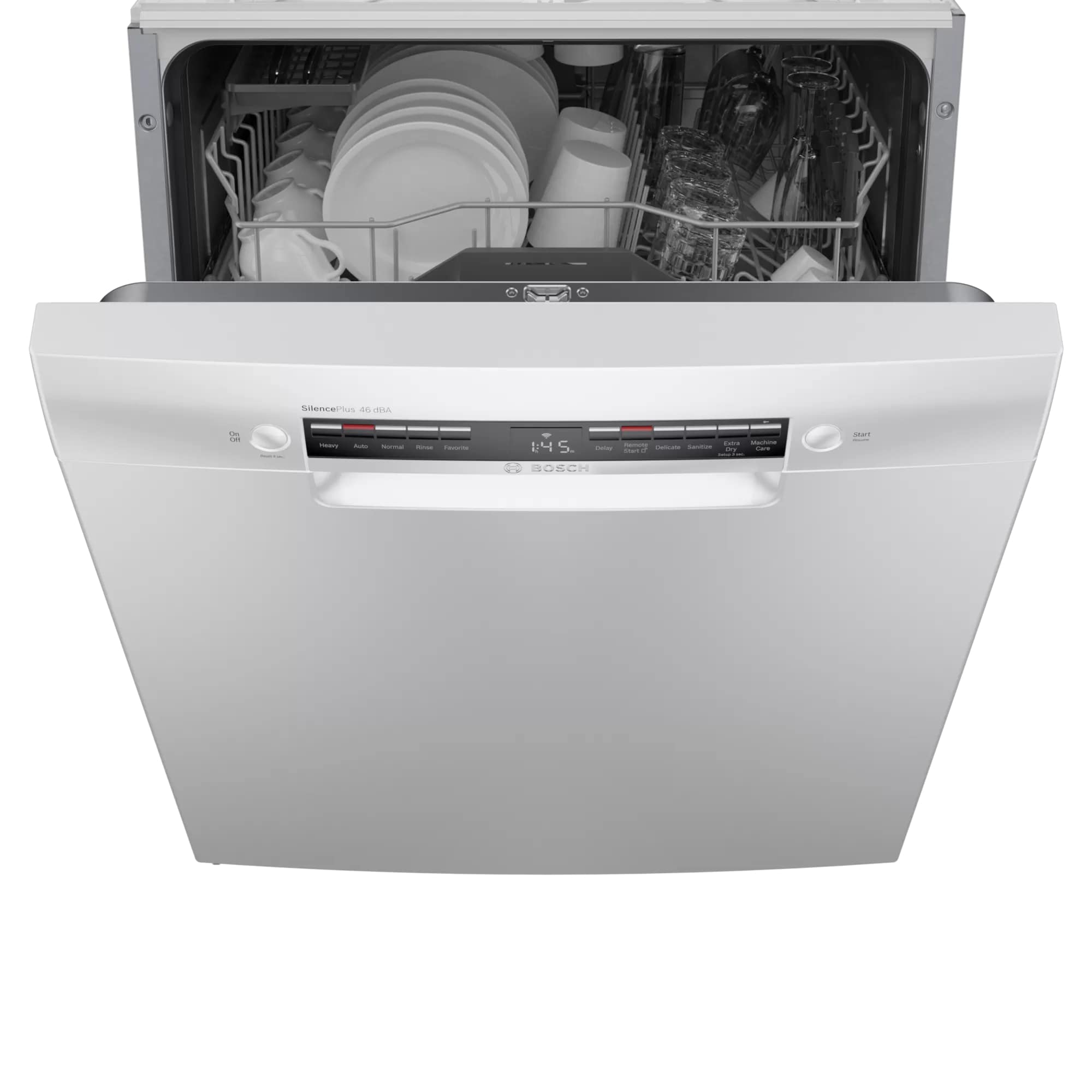 Bosch - 46 dBA Built In Dishwasher in White - SGE53B52UC