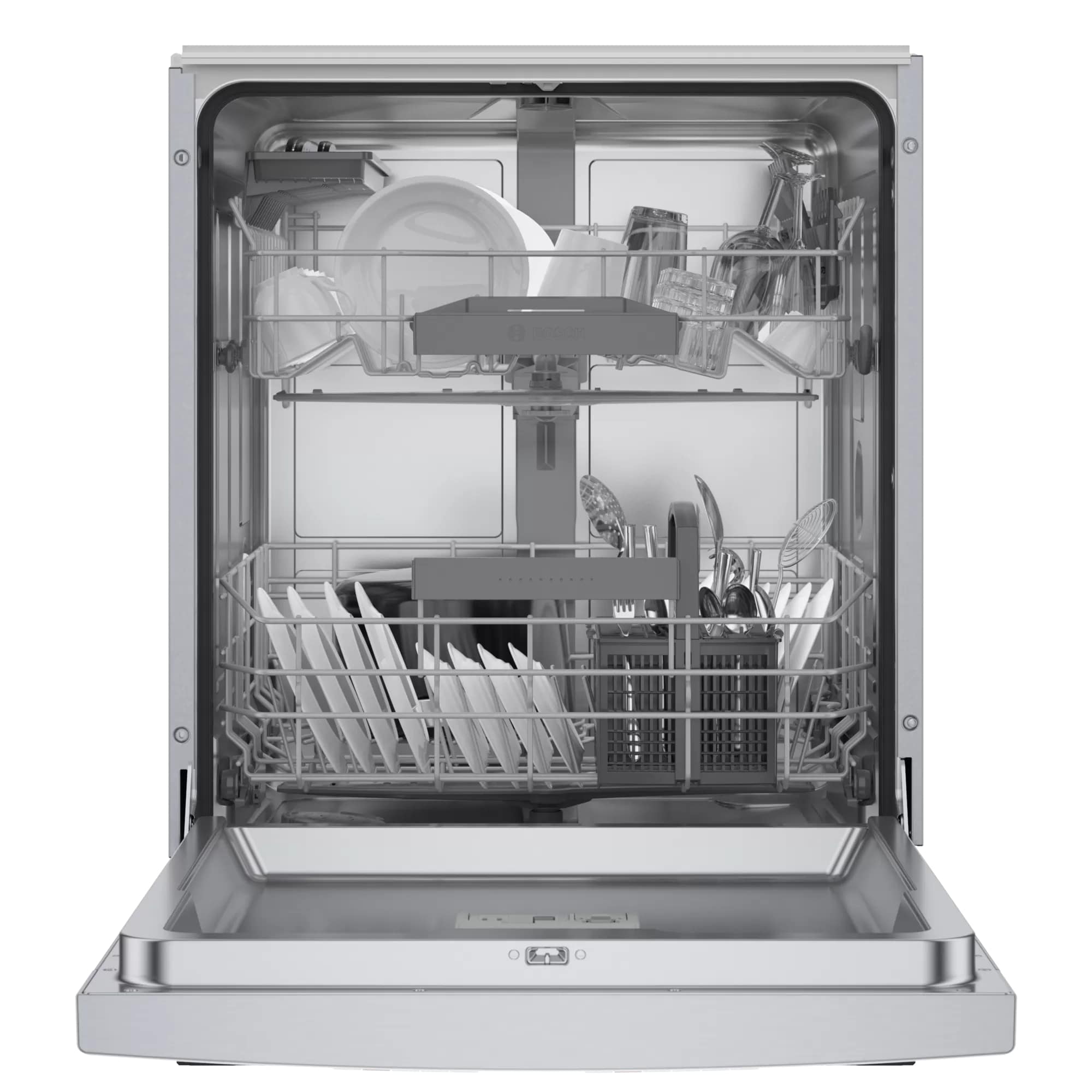 Bosch - 46 dBA Built In Dishwasher in Stainless - SGE53B55UC