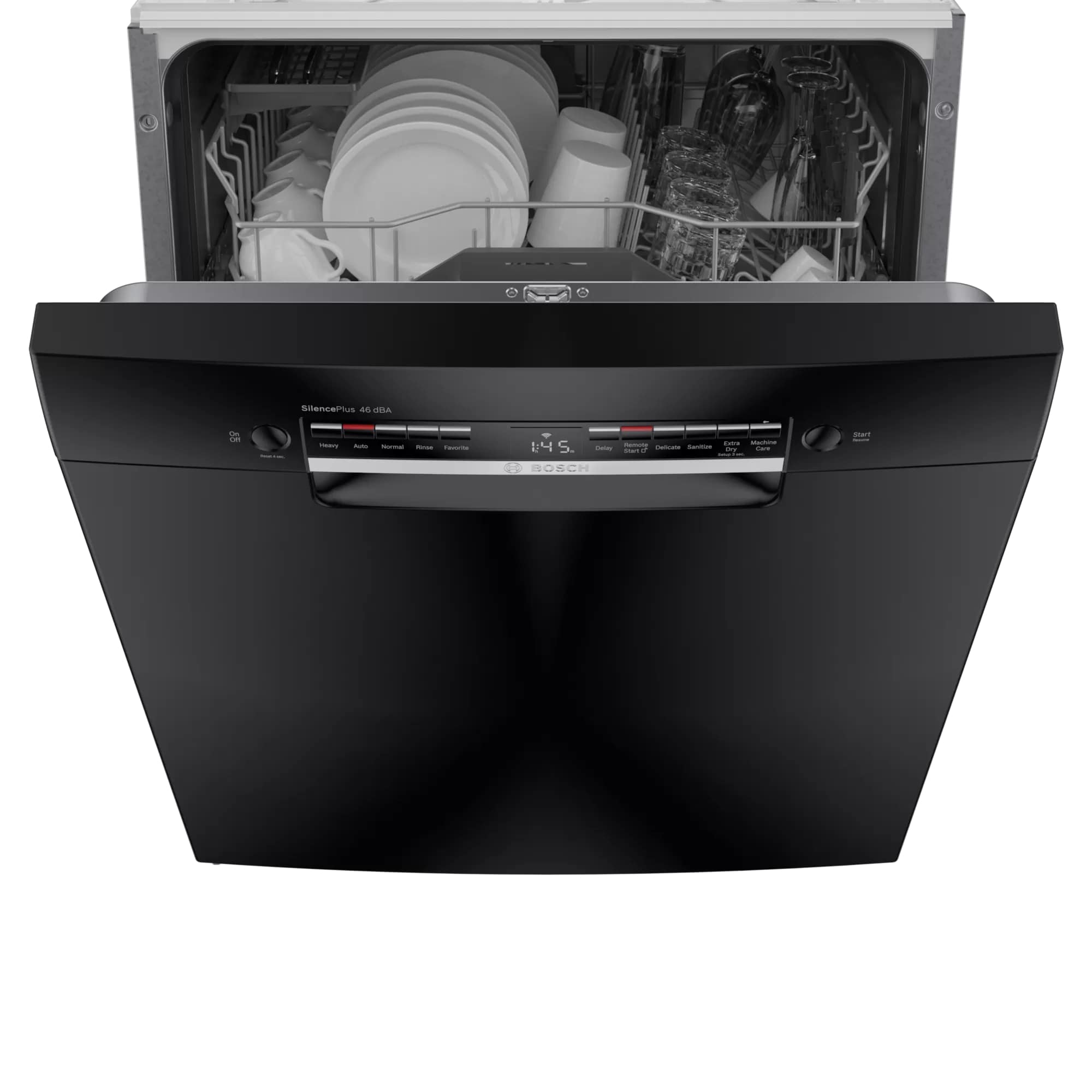 Bosch - 46 dBA Built In Dishwasher in Black - SGE53B56UC