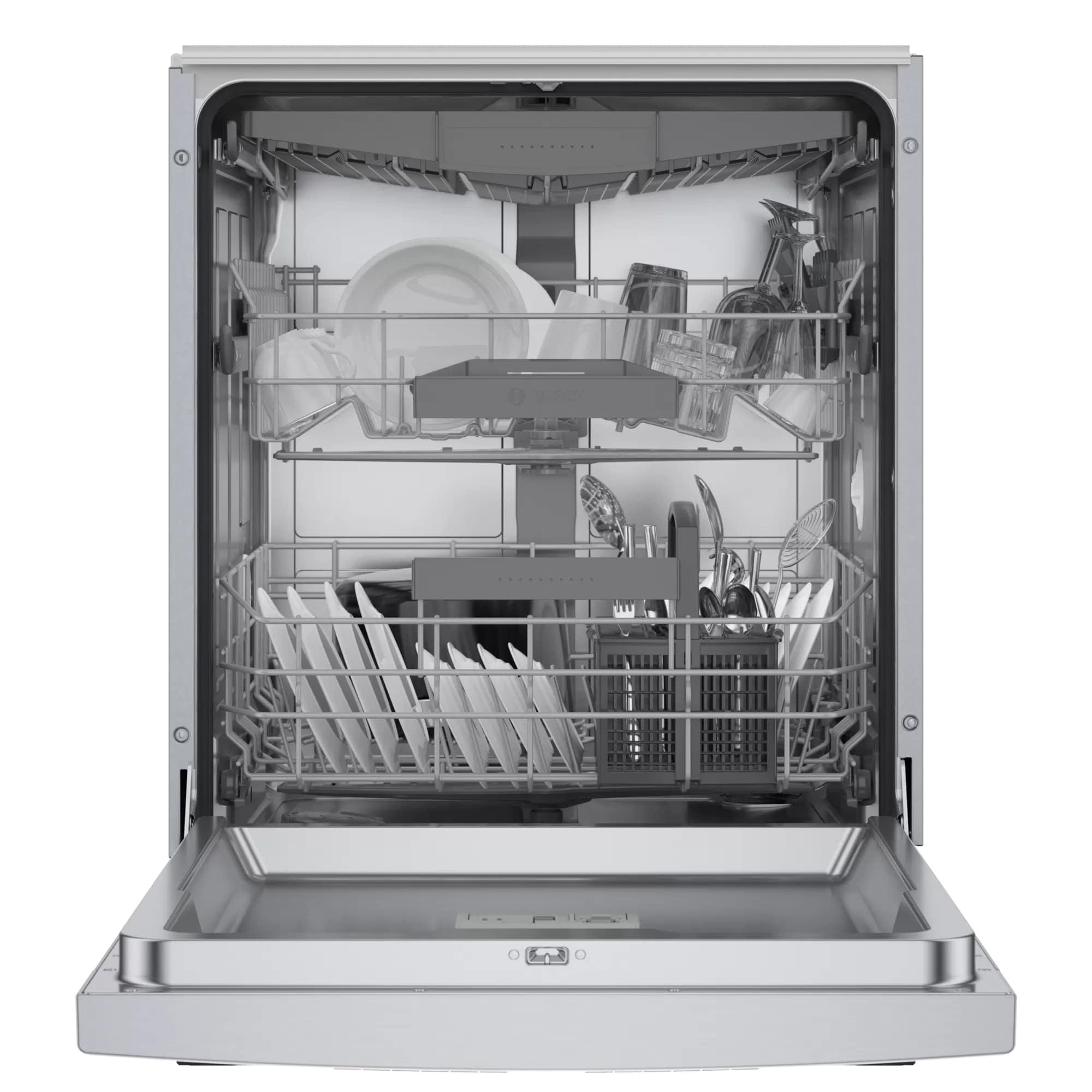 Bosch - 42 dBA Built In Dishwasher in Stainless - SGE78B55UC