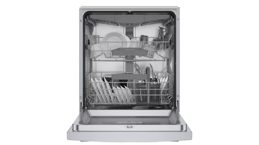 Bosch - 42 dBA Built In Dishwasher in Stainless - SGE78C55UC