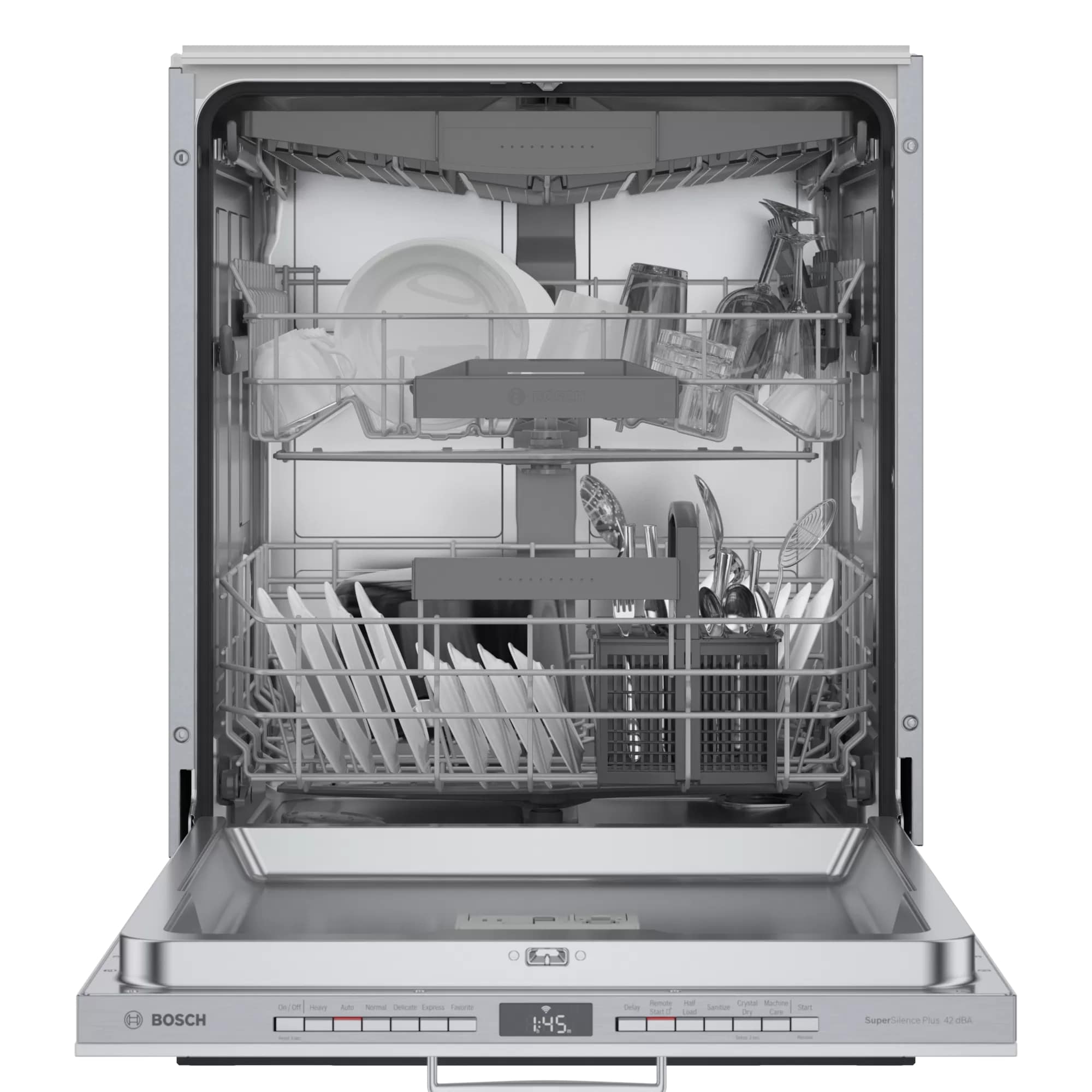 Bosch - 42 dBA Built In Dishwasher in Panel Ready - SGV78B53UC