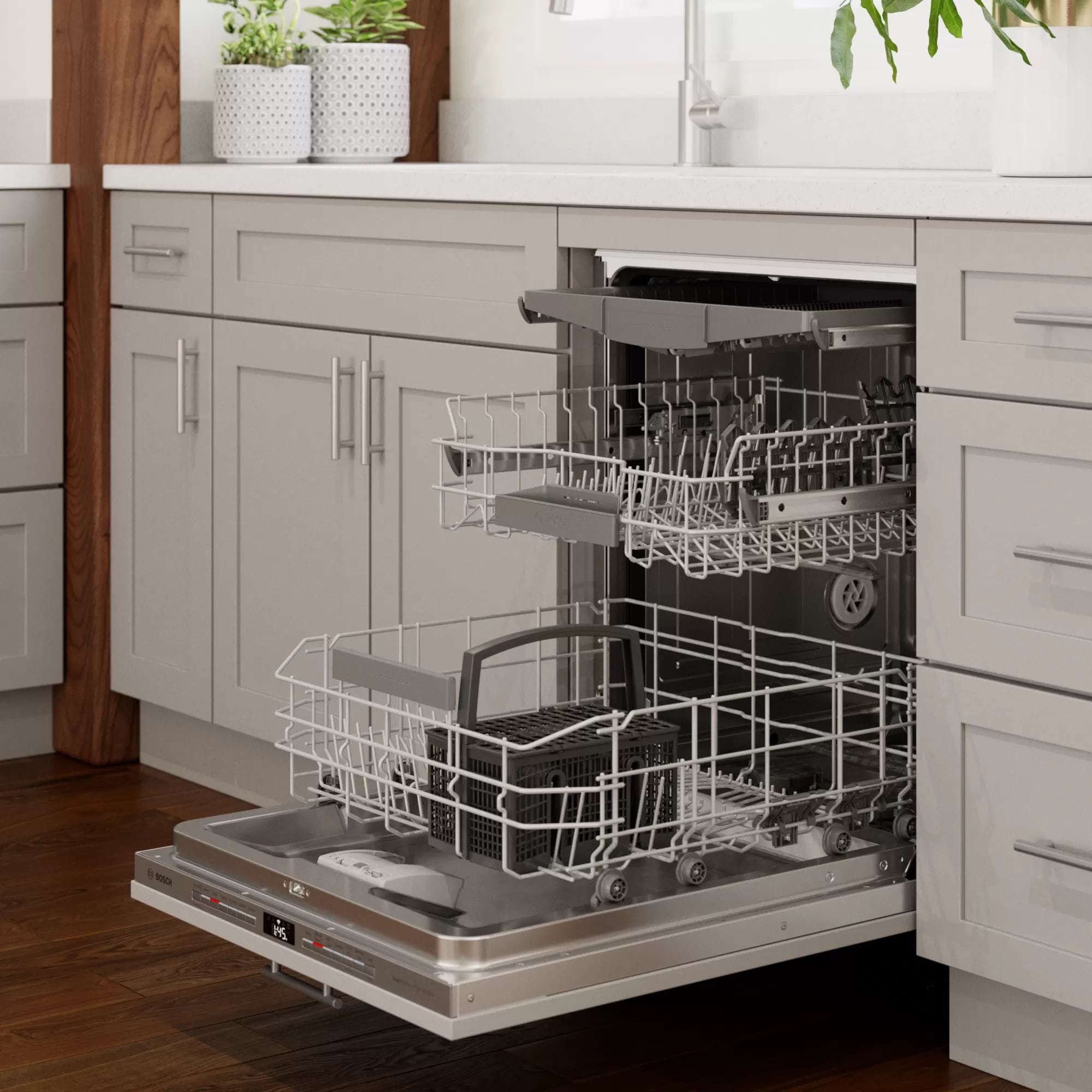 Bosch - 42 dBA Built In Dishwasher in Panel Ready - SGV78B53UC