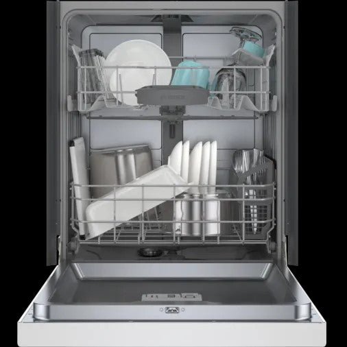 Bosch - 50 dBA Built In Dishwasher in White - SHE3AEM2N