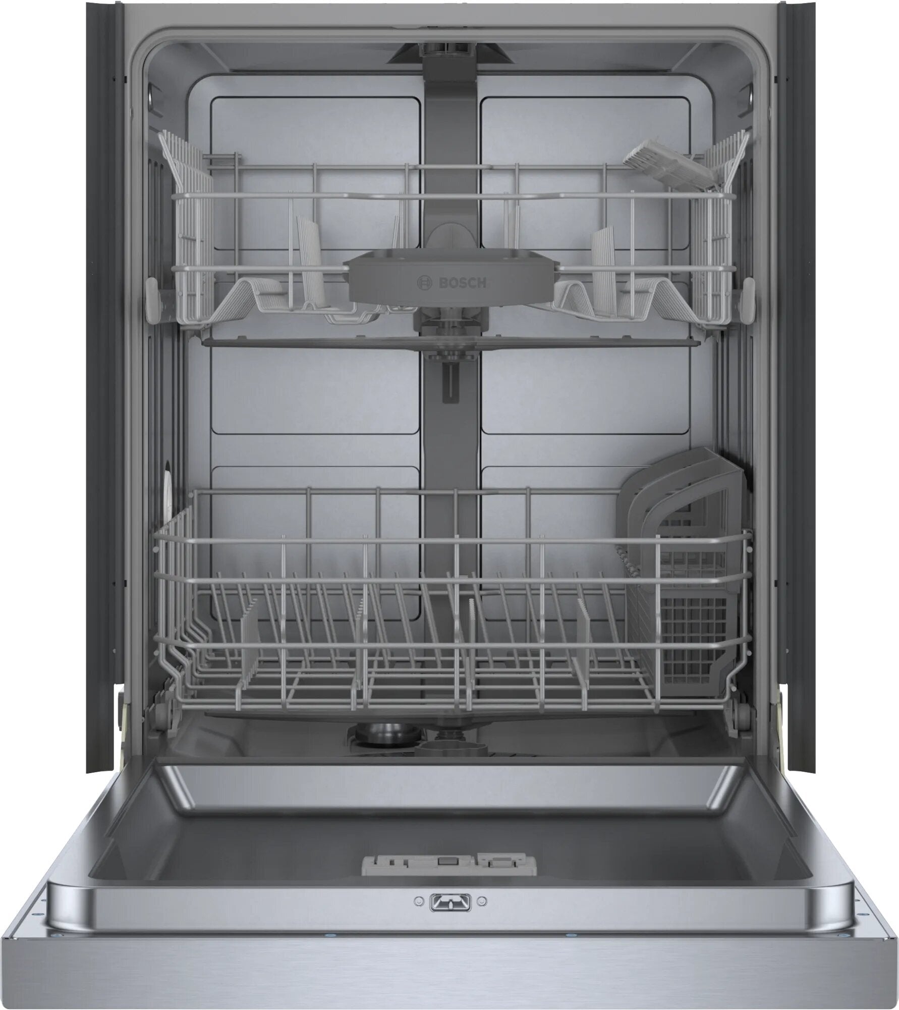 Bosch - 50 dBA Built In Dishwasher in Stainless - SHE3AEM5N