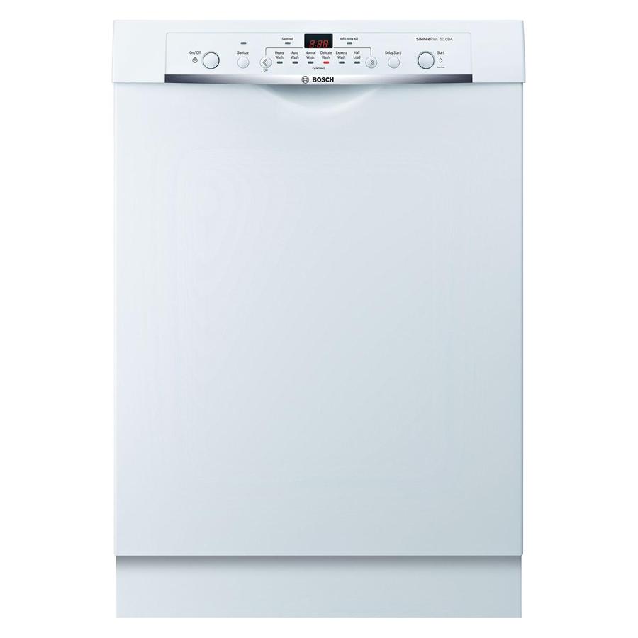 Bosch - 50 dBA Built In Dishwasher in White - SHE3AR72UC
