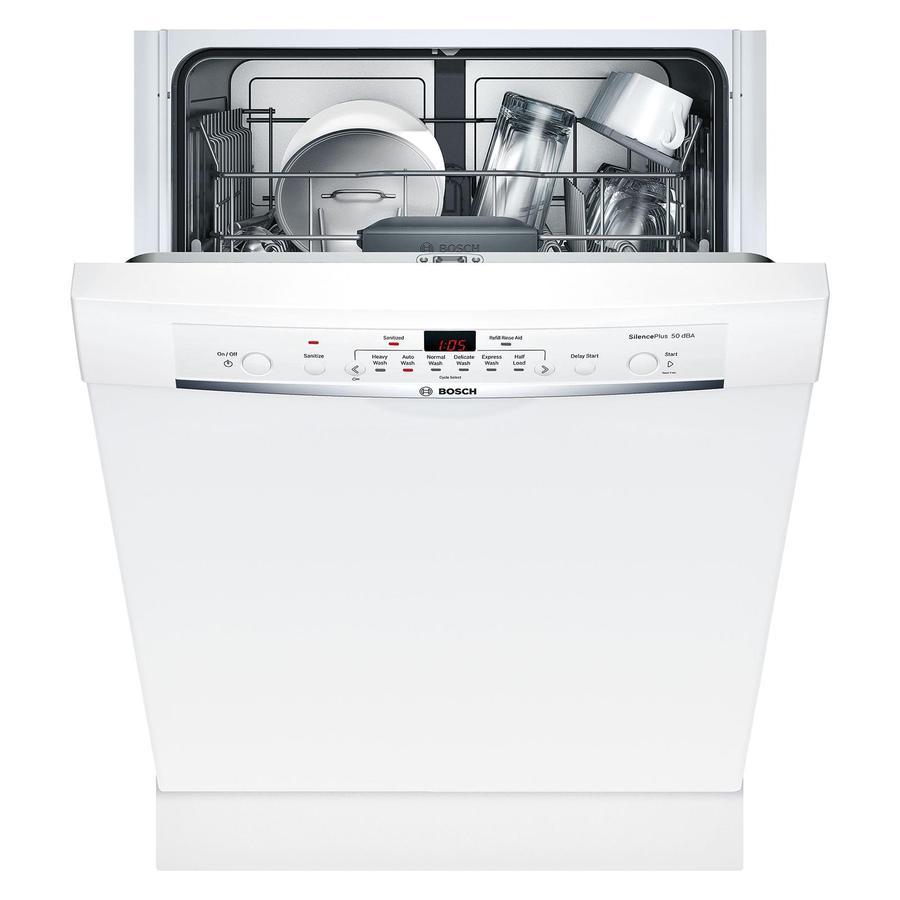 Bosch - 50 dBA Built In Dishwasher in White - SHE3AR72UC
