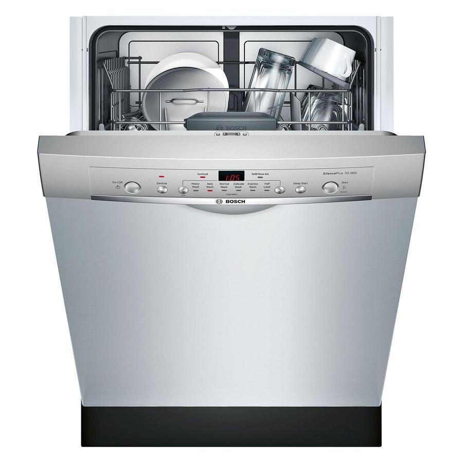 Bosch - 50 dBA Built In Dishwasher in Stainless - SHE3AR75UC