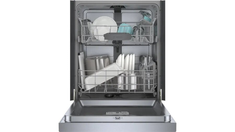 Bosch - 48 dBA Built In Dishwasher in Stainless - SHE4AEM5N