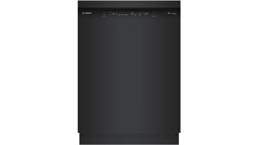 Bosch - 48 dBA Built In Dishwasher in Black - SHE4AEM6N