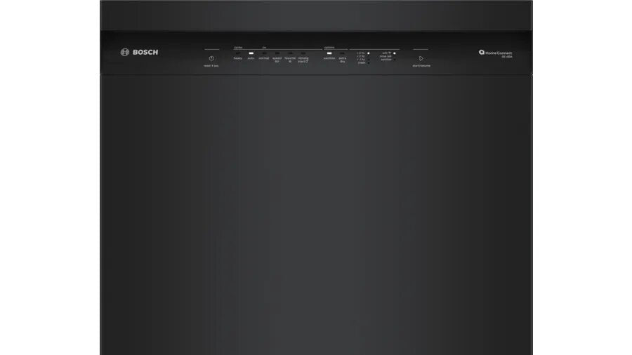 Bosch - 48 dBA Built In Dishwasher in Black - SHE4AEM6N