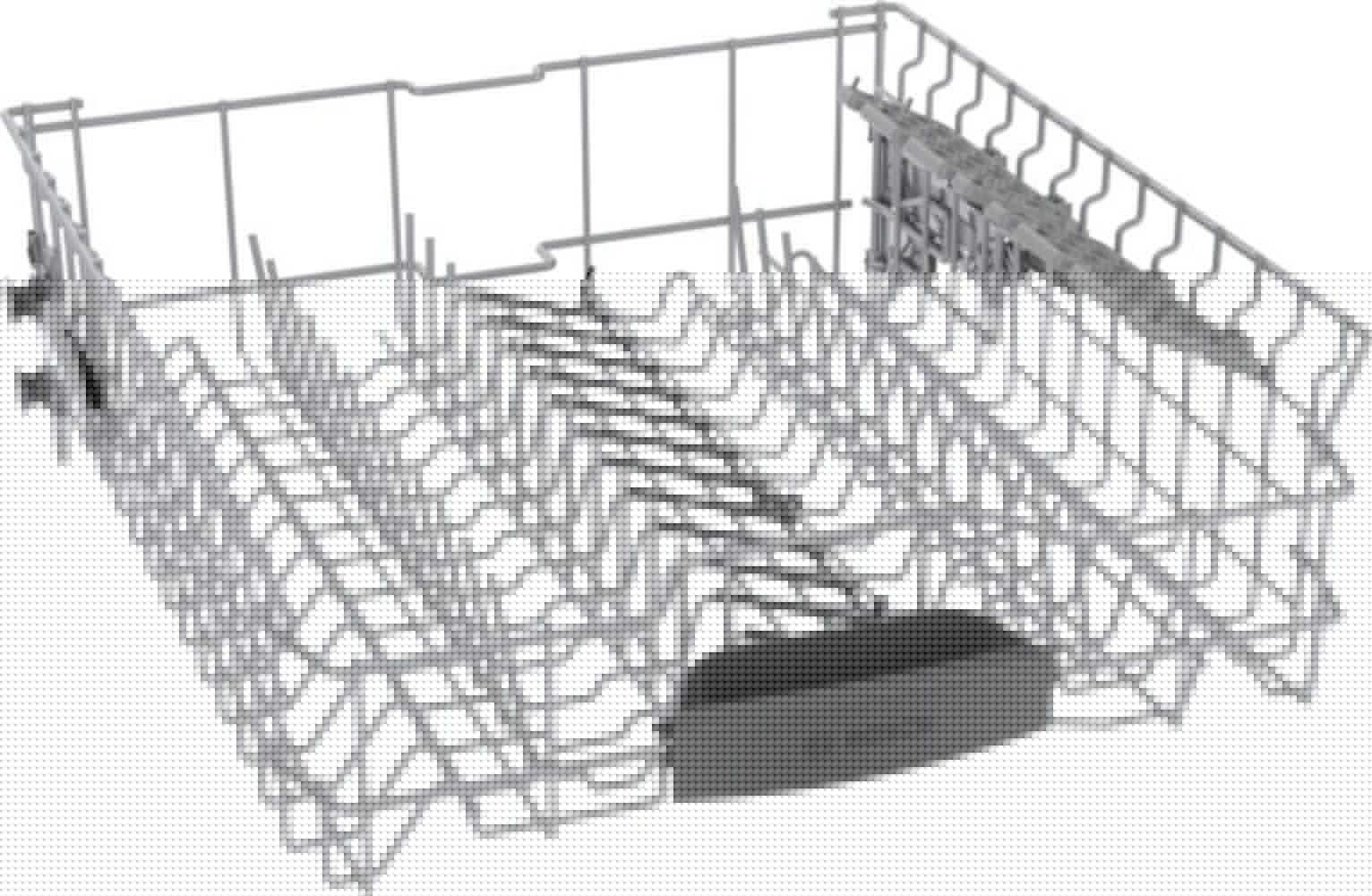 Bosch - 46 dBA Built In Dishwasher in White - SHE53C82N