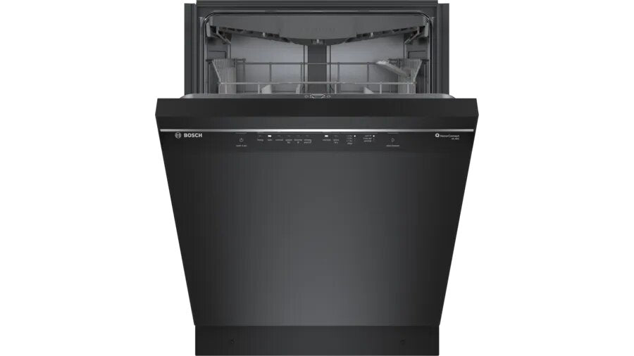 Bosch - 46 dBA Built In Dishwasher in Black - SHE53C86N