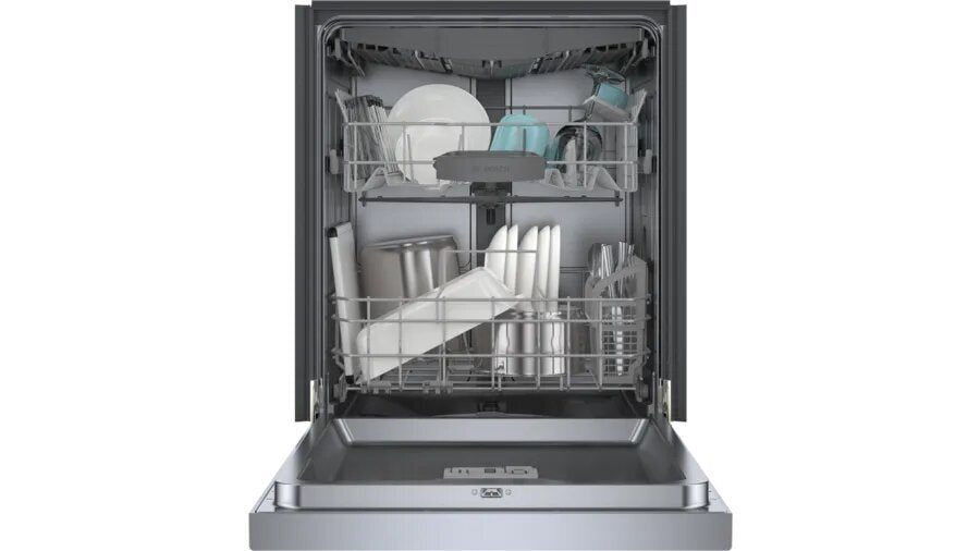 Bosch - 46 dBA Built In Dishwasher in Stainless - SHE53CE5N