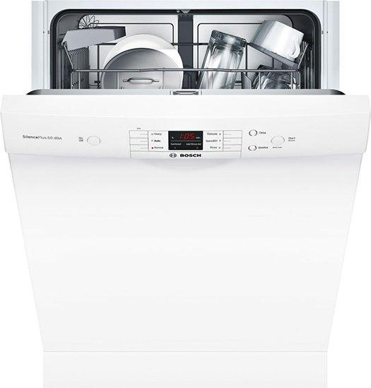 Bosch - 50 dBA Built In Dishwasher in White - SHEM3AY52N