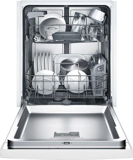 Bosch - 50 dBA Built In Dishwasher in White - SHEM3AY52N