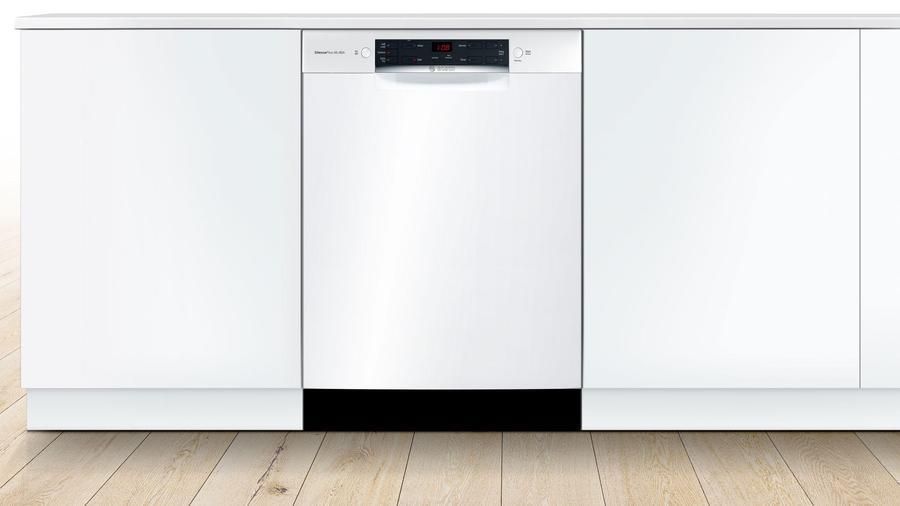 Bosch - 46 dBA Built In Dishwasher in White - SHEM53Z22C